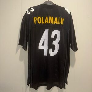 Pittsburgh Steelers Troy Polamalu Reebok NFL Jersey